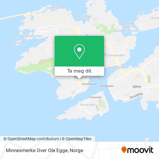 Minnesmerke Over Ole Egge kart
