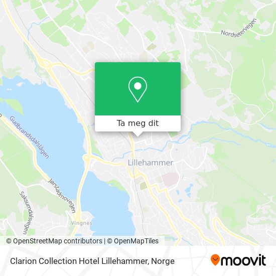 Clarion Collection Hotel Lillehammer kart