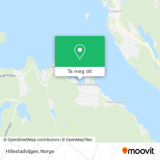 Hillestadvågen kart