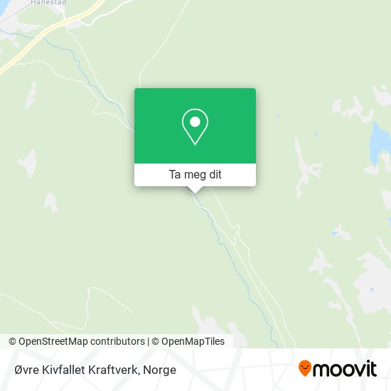 Øvre Kivfallet Kraftverk kart