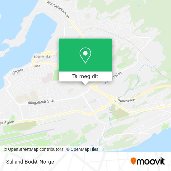 Sulland Bodø kart