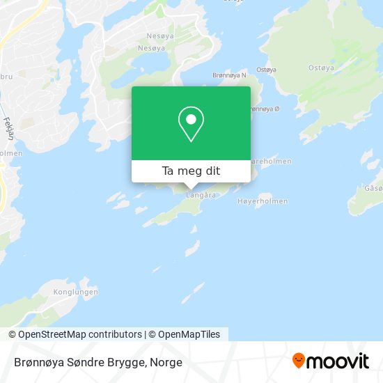 Brønnøya Søndre Brygge kart