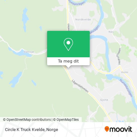 Circle K Truck Kvelde kart