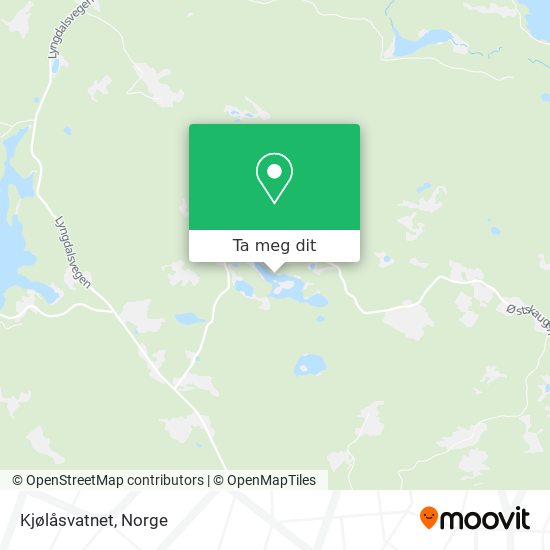 Kjølåsvatnet kart