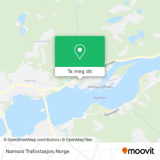 Namsos Trafostasjon kart