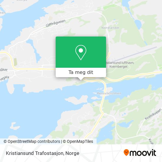 Kristiansund Trafostasjon kart