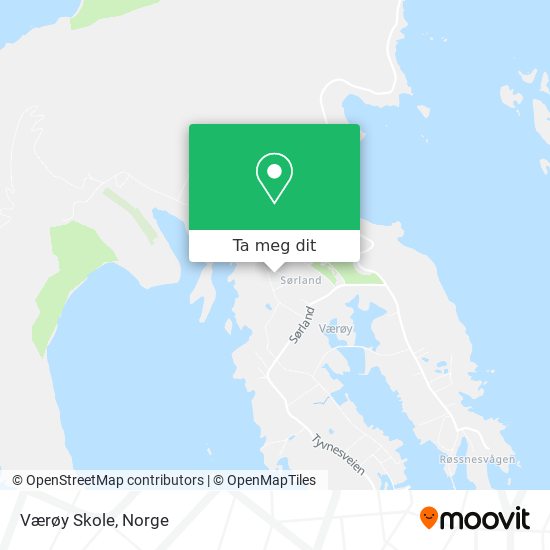 Værøy Skole kart