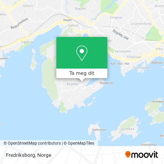 Fredriksborg kart