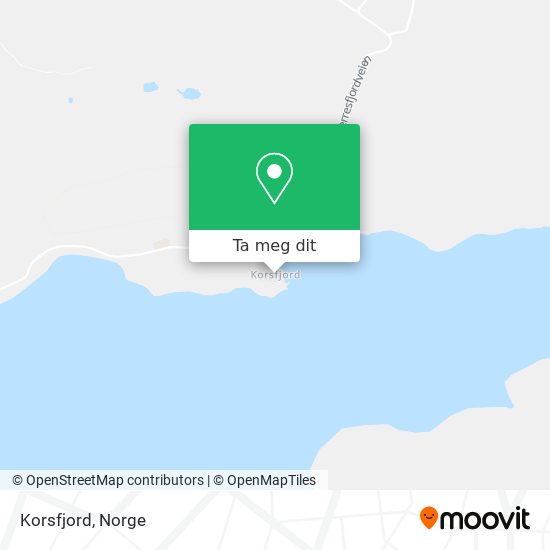 Korsfjord kart