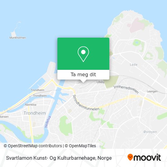 Svartlamon Kunst- Og Kulturbarnehage kart