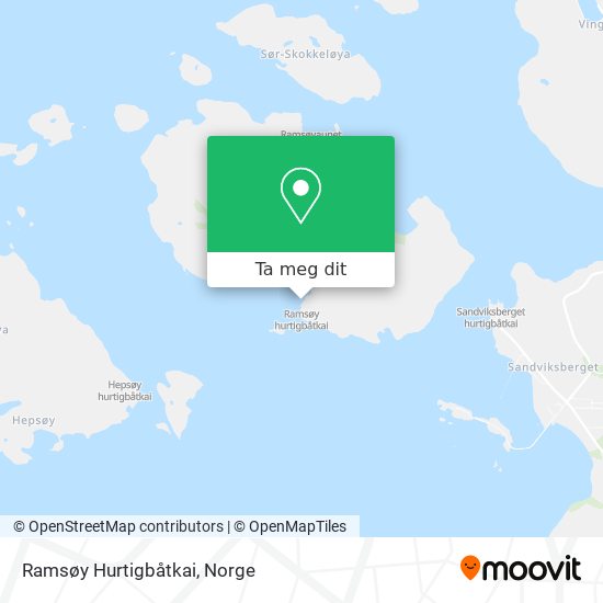 Ramsøy Hurtigbåtkai kart