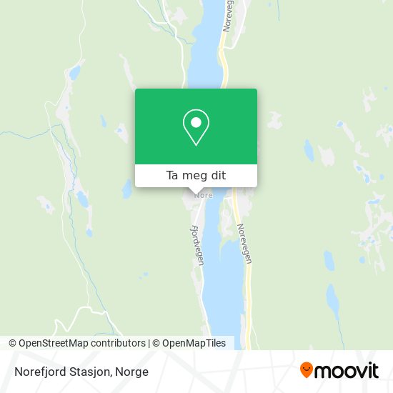 Norefjord Stasjon kart