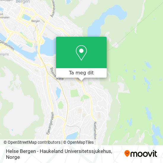 Helse Bergen - Haukeland Universitetssjukehus kart