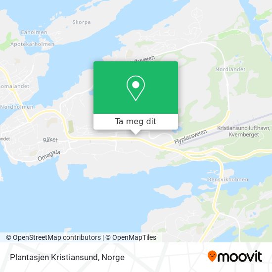 Plantasjen Kristiansund kart