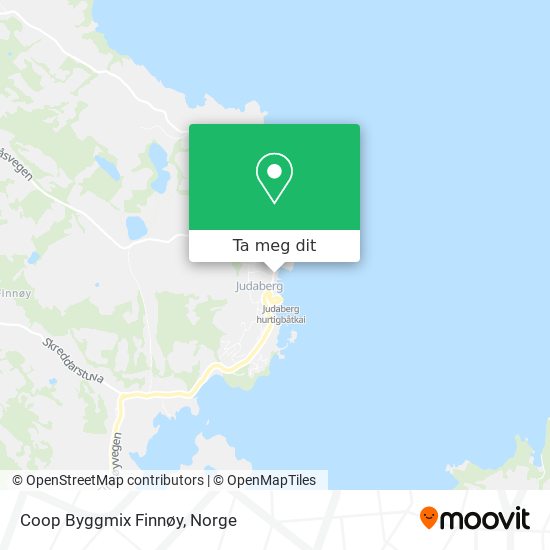 Coop Byggmix Finnøy kart