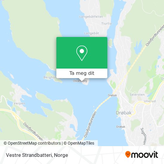 Vestre Strandbatteri kart