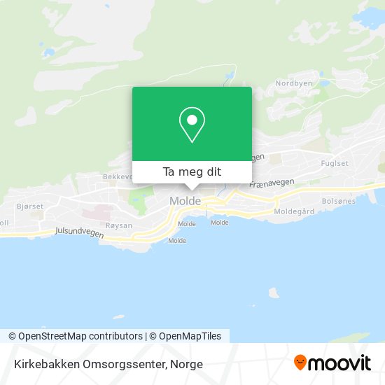 Kirkebakken Omsorgssenter kart