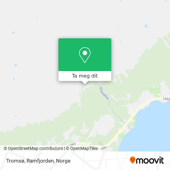 Tromsø, Ramfjorden kart