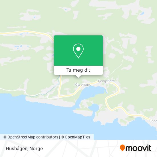 Hushågen kart