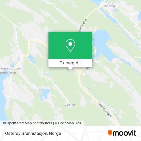 Osterøy Brannstasjon kart