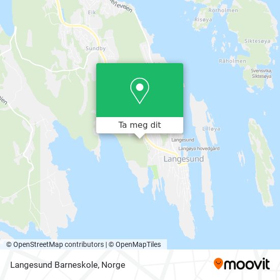 Langesund Barneskole kart