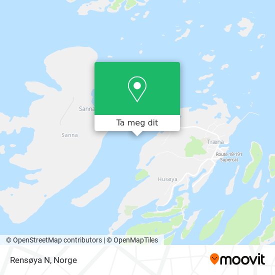 Rensøya N kart