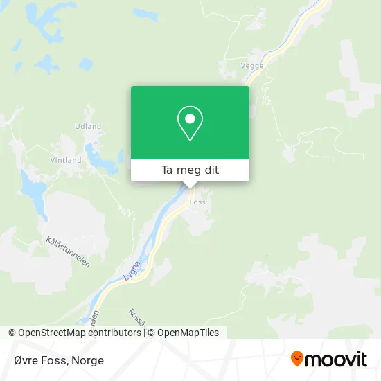 Øvre Foss kart