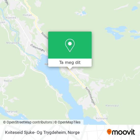 Kviteseid Sjuke- Og Trygdeheim kart