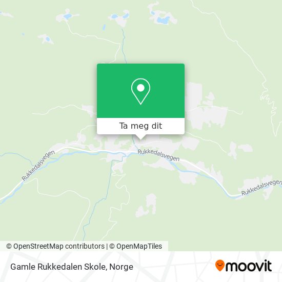 Gamle Rukkedalen Skole kart