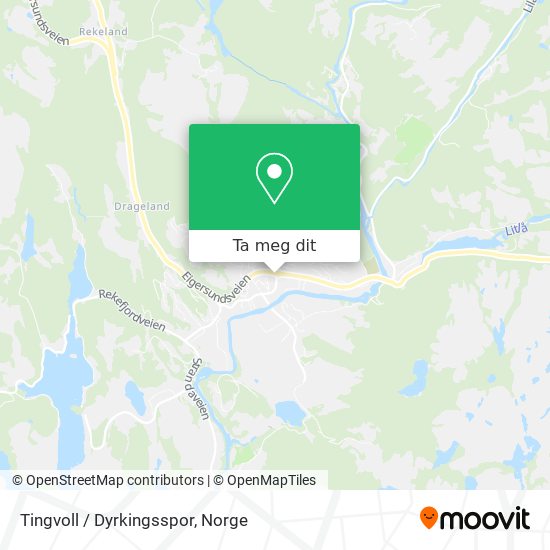 Tingvoll / Dyrkingsspor kart