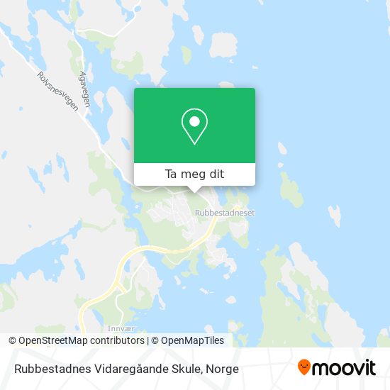 Rubbestadnes Vidaregåande Skule kart