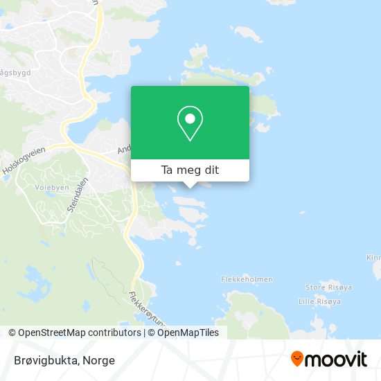 Brøvigbukta kart