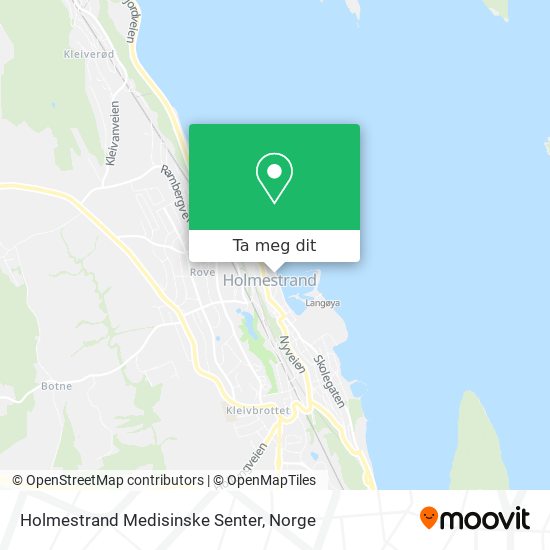 Holmestrand Medisinske Senter kart