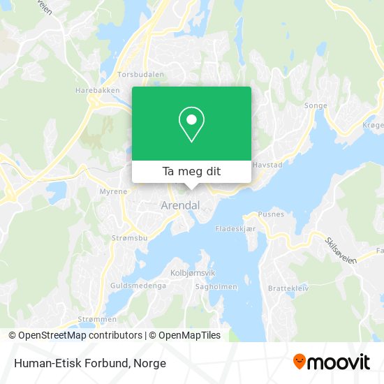 Human-Etisk Forbund kart