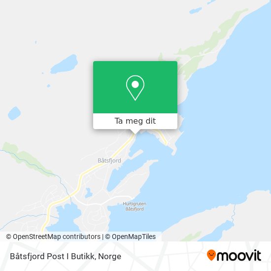 Båtsfjord Post I Butikk kart