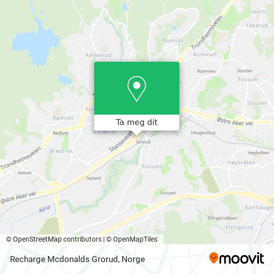 Recharge Mcdonalds Grorud kart