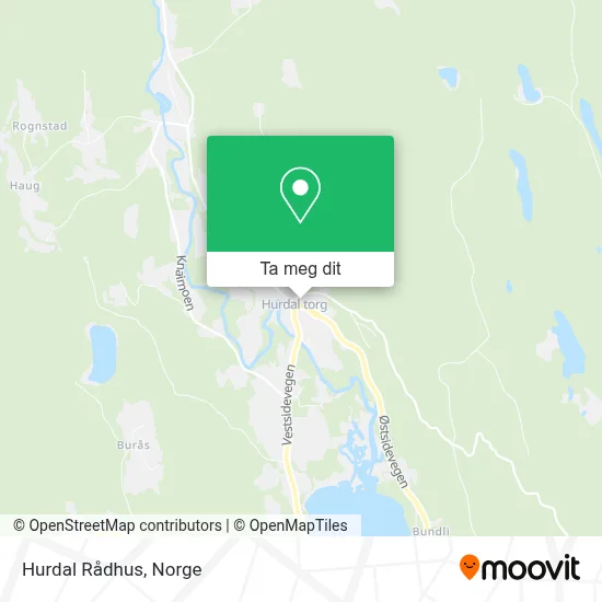 Hvordan komme til Hurdal Rådhus via buss eller jernbane?