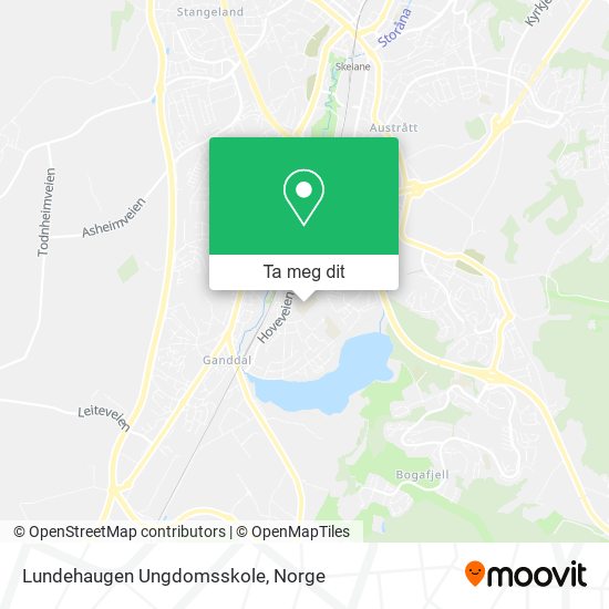 Lundehaugen Ungdomsskole kart