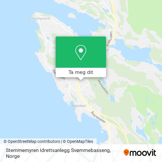 Stemmemyren Idrettsanlegg Svømmebasseng kart