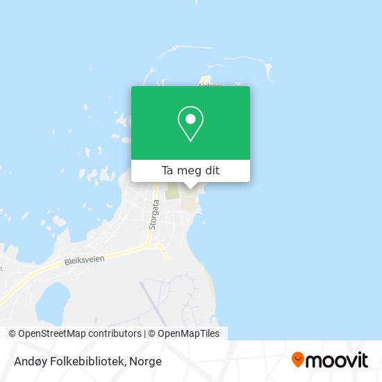 Andøy Folkebibliotek kart