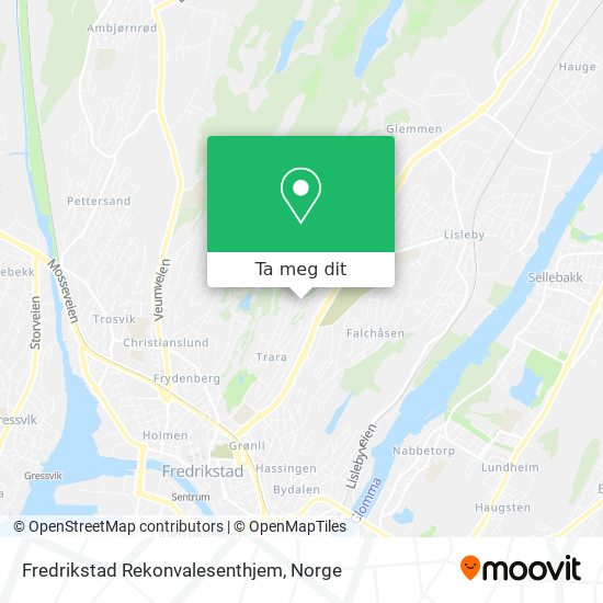 Fredrikstad Rekonvalesenthjem kart