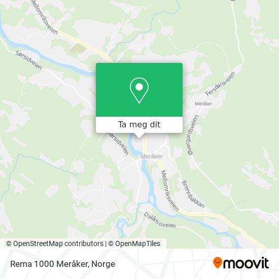 Rema 1000 Meråker kart