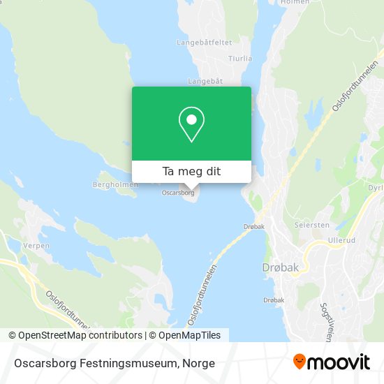 Oscarsborg Festningsmuseum kart