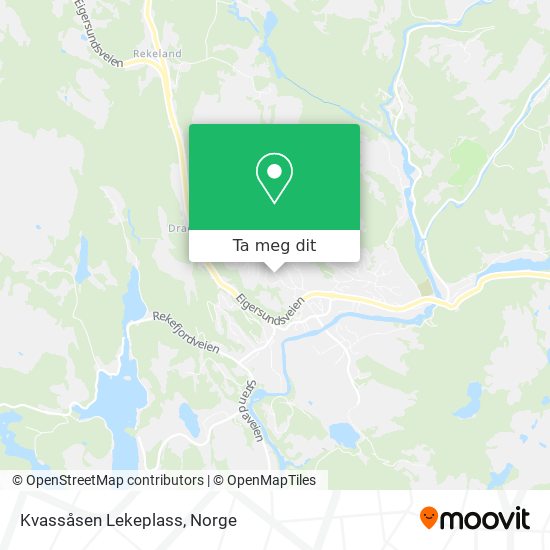 Kvassåsen Lekeplass kart