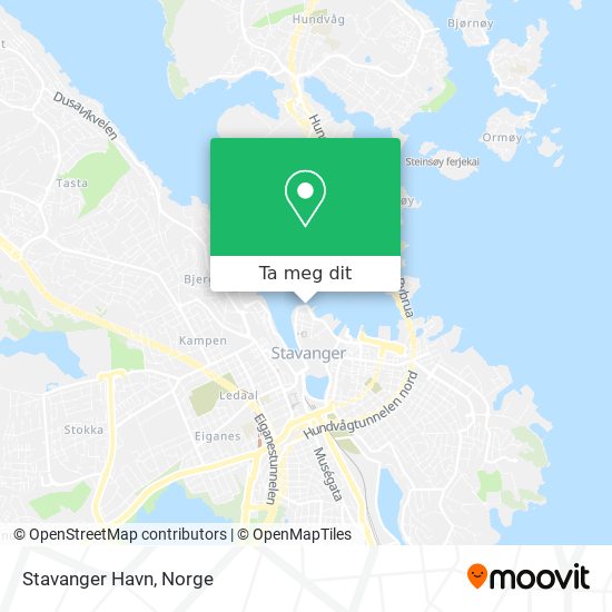 Stavanger Havn kart