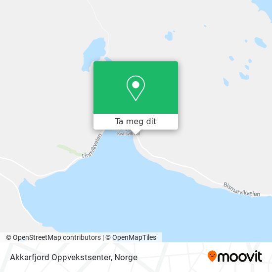 Akkarfjord Oppvekstsenter kart