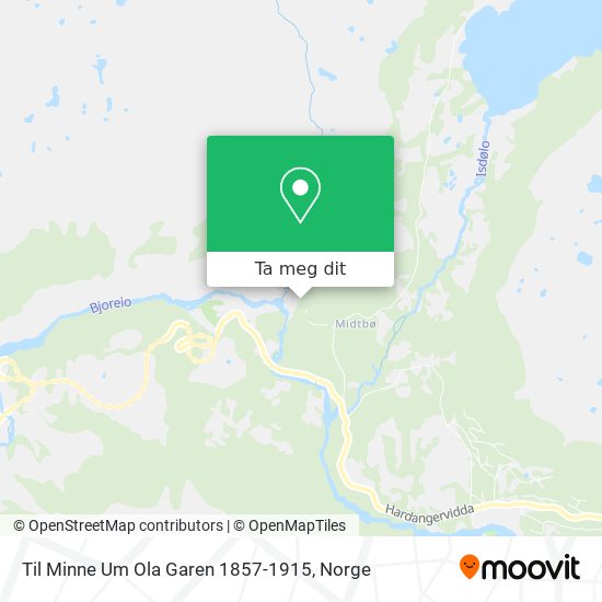 Til Minne Um Ola Garen 1857-1915 kart