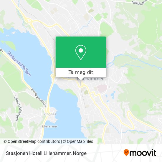 Stasjonen Hotell Lillehammer kart