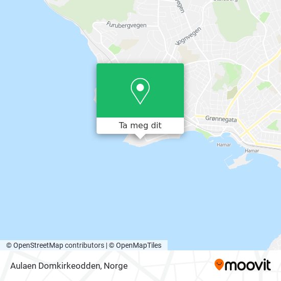 Aulaen Domkirkeodden kart