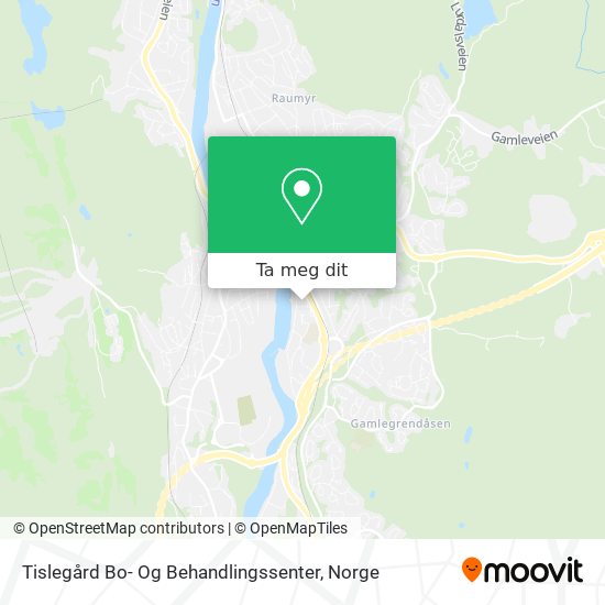 Tislegård Bo- Og Behandlingssenter kart